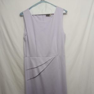 Womens dress size 8 with belt lavender color